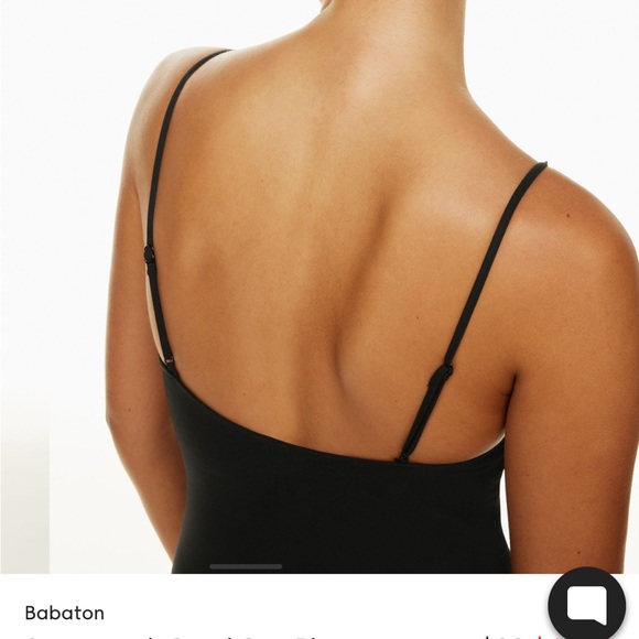 Babaton scoop neck one piece bathing suit - Picture 3 of 5